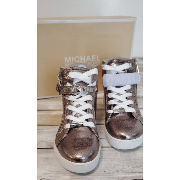 Michael Michael Kors Girls Ivy Rory High Top Sneakers - Picture 10 of 11